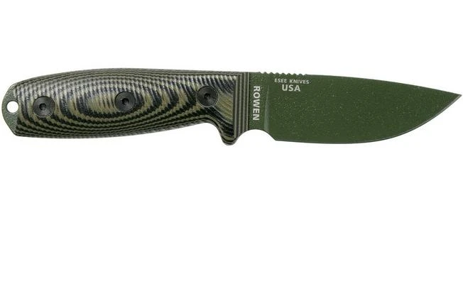 ESEE Model 3 OD Green Blade 3D OD Green-Black G10 Survival Knife 3PMOD-003 Black Sheath + Belt Clip 2 ESEE Model 3 OD Green Blade 3D OD Green-Black G10 Survival Knife 3PMOD-003 Black Sheath + Belt Clip - Image 2