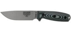 ESEE Model 4 Plain Edge S35VN, Grey Black G10 3D Handle 4P35V-002 With Sheath + Clip