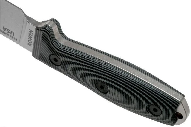 ESEE Model 4 Plain Edge S35VN, Grey Black G10 3D Handle 4P35V-002 With Sheath + Clip 4 ESEE Model 4 Plain Edge S35VN, Grey Black G10 3D Handle 4P35V-002 With Sheath + Clip - Image 4