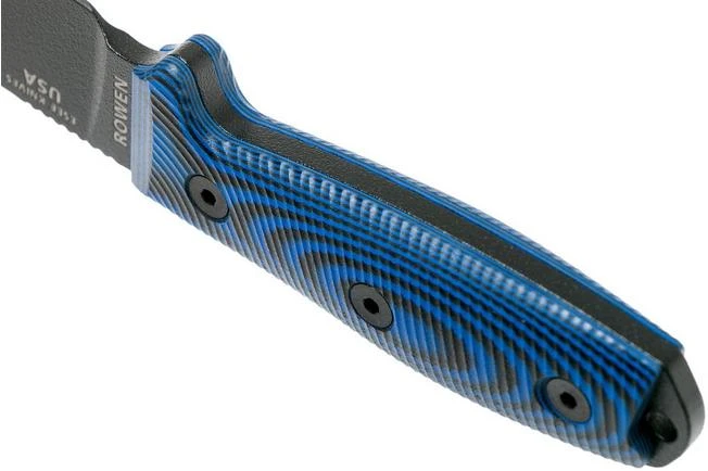 ESEE Model 4 Black Blade 3D Blue-Black G10 Survival Knife 4PB-008 Black Sheath + Belt Clip 4 ESEE Model 4 Black Blade 3D Blue-Black G10 Survival Knife 4PB-008 Black Sheath + Belt Clip - Image 4