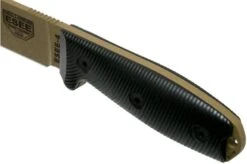 ESEE Model 4 Dark Earth Blade 3D Black G10 Survival Knife 4PDE-001 Black Sheath + Belt Clip -ESEE Knives Shop EE 4PDE 001 05 esee knives