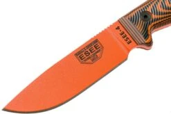 ESEE Model 4 Orange Blade 3D Orange-Black G10 Survival Knife 4POR-006 Black Sheath + Belt Clip -ESEE Knives Shop EE 4POR 006 03 esee knives