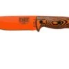 ESEE Model 5 Orange Blade 3D Orange-Black G10 Survival Knife 5POR-006 Kydex Sheath + Clip Plate