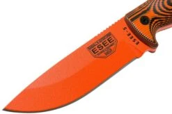 ESEE Model 5 Orange Blade 3D Orange-Black G10 Survival Knife 5POR-006 Kydex Sheath + Clip Plate -ESEE Knives Shop EE 5POR 006 03 esee knives