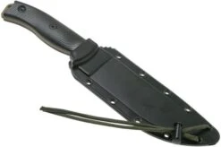 ESEE Model 6 Dark Earth Blade 3D Black G10 Survival Knife 6PDE-001 Black Sheath + Clip Plate -ESEE Knives Shop EE 6PDE 001 06 esee knives