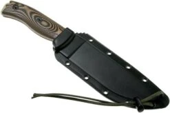 ESEE Model 6 Desert Tan Blade 3D Coyote-Black G10 Survival Knife 6PDT-005 Black Sheath + Clip Plate -ESEE Knives Shop EE 6PDT 005 06 esee knives