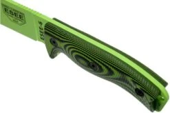 ESEE Model 6 Venom Green Blade 3D Neon Green-Black G10 Survival Knife 6PVG-007 Black Sheath + Clip Plate -ESEE Knives Shop EE 6PVG 007 05 esee knives