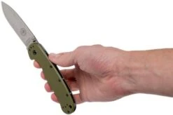 ESEE Avispa Pocket Knife, Stonewashed D2 Blade, OD Green Handle BRK1302OD -ESEE Knives Shop EE AVISPA GN D2 08 esee knives