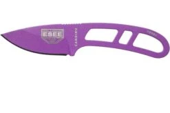 ESEE Candiru Purple CAN-PURP Neck Knife With White Sheath + Belt Clip