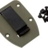 ESEE Belt-clip Plate For Model 3 & 4 Sheaths, OD-Green