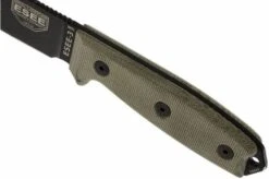 ESEE Model 3 Survival Knife 3MIL-P-B Black Sheath + Belt Clip And MOLLE-back -ESEE Knives Shop EE ESEE 3MIL P B 04 esee knives model 3 ee esee 3mil p b d4