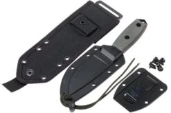 ESEE Model 3 Black Blade, Grey Handle 3P-MB-B With Sheath + Clip And MOLLE-back 15 ESEE Model 3 Black Blade, Grey Handle 3P-MB-B With Sheath + Clip And MOLLE-back -ESEE Knives Shop EE ESEE 3P MB B 08 esee knives model 3 ee esee 3p mb b 08