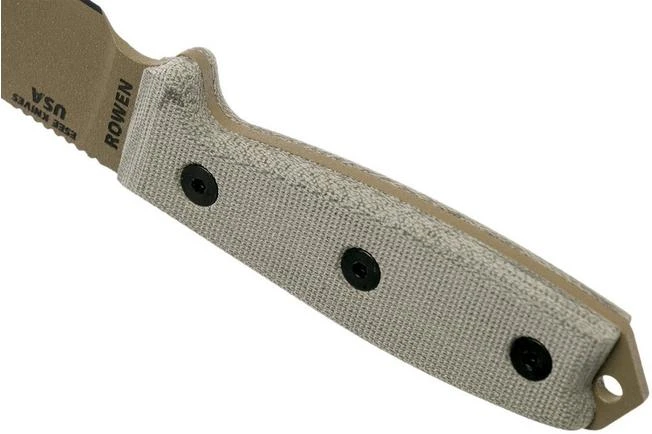 ESEE Model 3 Dark Earth Blade, Grey Handle 3P-MB-DE With Sheath + Clip And MOLLE-back 4 ESEE Model 3 Dark Earth Blade, Grey Handle 3P-MB-DE With Sheath + Clip And MOLLE-back - Image 4