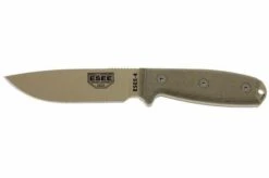 ESEE Model 4 Desert Tan 4P-KO-DT Survival Knife Without Sheath