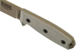 ESEE Model 4 Dark Earth Blade, Grey Handle 4P-MB-DE With Black Sheath + Clip And MOLLE-back -ESEE Knives Shop EE ESEE 4P MB DE 05 esee knives