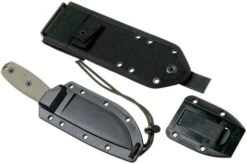 ESEE Model 4 Dark Earth Blade, Grey Handle 4P-MB-DE With Black Sheath + Clip And MOLLE-back -ESEE Knives Shop EE ESEE 4P MB DE 08 esee knives