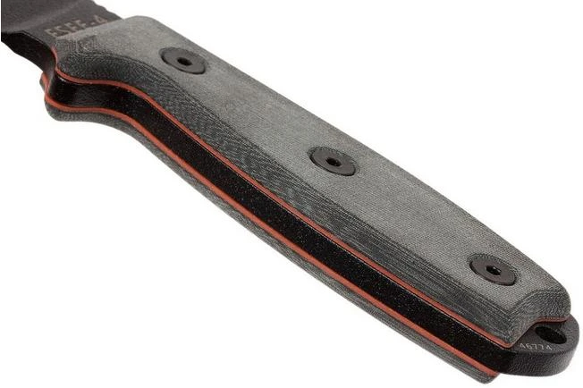 ESEE Model 4 Black Blade, Grey Handle 4P-MB With Coyote Sheath + Clip And MOLLE-back 4 ESEE Model 4 Black Blade, Grey Handle 4P-MB With Coyote Sheath + Clip And MOLLE-back - Image 4