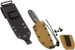 ESEE Model 4 Black Blade, Grey Handle 4P-MB With Coyote Sheath + Clip And MOLLE-back 14 ESEE Model 4 Black Blade, Grey Handle 4P-MB With Coyote Sheath + Clip And MOLLE-back -ESEE Knives Shop EE ESEE 4P MB 07 esee knives ee esee 4p mb 07