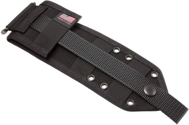 ESEE Model 4 Black Blade, Grey Handle 4P-MB With Coyote Sheath + Clip And MOLLE-back 8 ESEE Model 4 Black Blade, Grey Handle 4P-MB With Coyote Sheath + Clip And MOLLE-back - Image 8