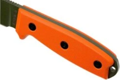 ESEE Model 4 OD Blade, Orange Handle 4P-OD With Sheath + Clip -ESEE Knives Shop EE ESEE 4P OD 05 esee knives ee esee 4p od 05