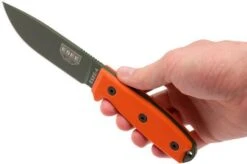 ESEE Model 4 OD Blade, Orange Handle 4P-OD With Sheath + Clip -ESEE Knives Shop EE ESEE 4P OD 06 esee knives ee esee 4p od 06