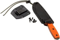 ESEE Model 4 OD Blade, Orange Handle 4P-OD With Sheath + Clip -ESEE Knives Shop EE ESEE 4P OD 07 esee knives ee esee 4p od 07