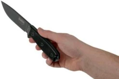 ESEE Model 4 Tactical Gunsmoke, Black Handle 4P-TG-B With Sheath + Clip -ESEE Knives Shop EE ESEE 4P TGB 06 esee knives