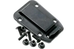 ESEE Model 4 Tactical Gunsmoke, Black Handle 4P-TG-B With Sheath + Clip -ESEE Knives Shop EE ESEE 4P TGB 09 esee knives