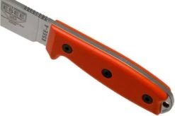 ESEE Model 4 Plain Edge S35VN, Orange G10 Handle 4P35V-OR With Sheath + Clip -ESEE Knives Shop EE ESEE 4P35V OR 05 esee knives