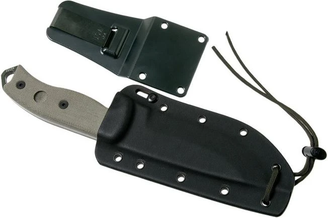 ESEE Model 5 OD Blade, Desert Tan Handle 5P-OD Met Kydex Sheath+ Belt Clip 8 ESEE Model 5 OD Blade, Desert Tan Handle 5P-OD Met Kydex Sheath+ Belt Clip - Image 8