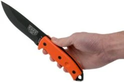 ESEE Model 5 Orange 5P-B-OR Survival Knife With Kydex Sheath + Belt Clip -ESEE Knives Shop EE ESEE 5P OR 06 esee knives