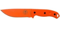 ESEE Model 5 Orange 5POROR G10 Survival Knife With Kydex Sheath + Belt Clip