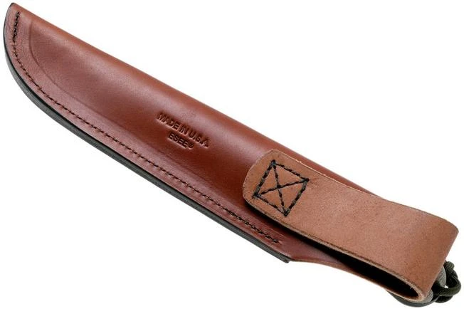 ESEE Model 6HM Bushcraft Knife Modified Handle, Leather Sheath 9 ESEE Model 6HM Bushcraft Knife Modified Handle, Leather Sheath - Image 9