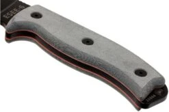 ESEE Model 6 Black Blade, Grey Handle 6P-B With Black Sheath + Belt Clip -ESEE Knives Shop EE ESEE 6P B 04 esee knives ee esee 6p b 04