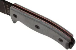 ESEE Model 6 Black Blade, Grey Handle 6P-B With Black Sheath + Belt Clip -ESEE Knives Shop EE ESEE 6P B 05 esee knives ee esee 6p b 05