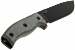 ESEE Model 6 Black Blade, Grey Handle 6P-KO Survival Knife Without Sheath -ESEE Knives Shop EE ESEE 6P KO 06 esee knives model 6 ee esee 6p ko d6