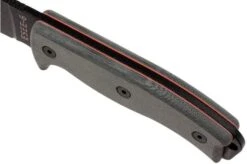 ESEE Model 6 Black Blade, Grey Handle 6P With Brown Sheath + Belt Clip -ESEE Knives Shop EE ESEE 6P 05 esee knives ee esee 6p 05