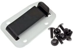 ESEE Belt Clip For Izula Sheaths IZBC, Clear/white