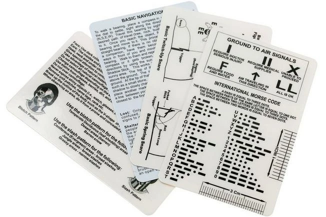 ESEE Survival Card Set For Survival And E&E, SURV-CARD 1 ESEE Survival Card Set For Survival And E&E, SURV-CARD