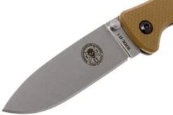 ESEE Knives Zancudo D2 Coyote Brown-Stonewashed, BRKR2CB Pocket Knife -ESEE Knives Shop EE ZANCUDO CB SW D2 03 esee knives zancudo ee zancudo cb sw d2 03