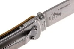 ESEE Knives Zancudo D2 Coyote Brown-Stonewashed, BRKR2CB Pocket Knife -ESEE Knives Shop EE ZANCUDO CB SW D2 06 esee knives zancudo ee zancudo cb sw d2 06