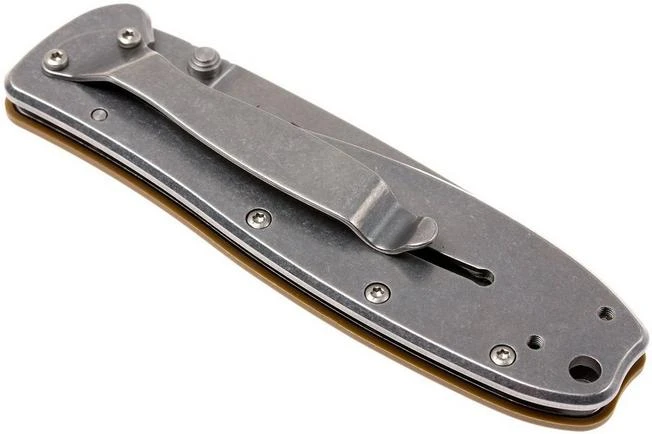 ESEE Knives Zancudo AUS8 Coyote Brown-Stonewashed, BRKR1CB Pocket Knife 4 ESEE Knives Zancudo AUS8 Coyote Brown-Stonewashed, BRKR1CB Pocket Knife - Image 4