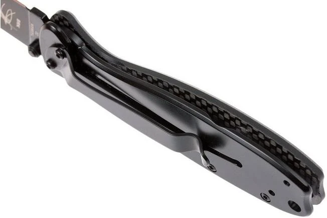 ESEE Knives Zancudo D2 Carbon Fiber, BRKR2CFB Pocket Knife 5 ESEE Knives Zancudo D2 Carbon Fiber, BRKR2CFB Pocket Knife - Image 5