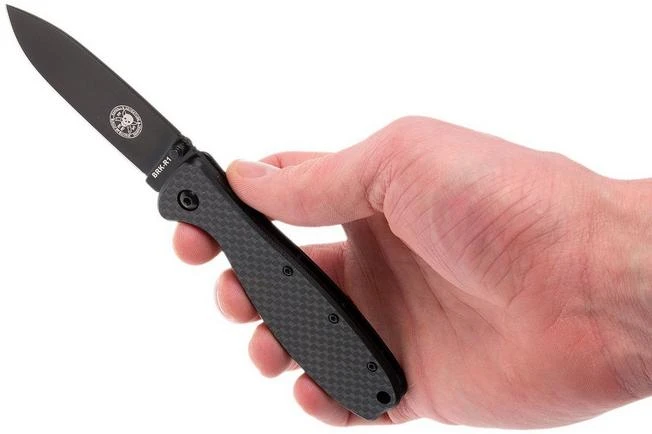 ESEE Knives Zancudo D2 Carbon Fiber, BRKR2CFB Pocket Knife 8 ESEE Knives Zancudo D2 Carbon Fiber, BRKR2CFB Pocket Knife - Image 8