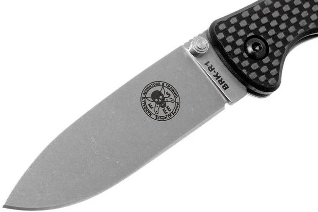 ESEE Knives Zancudo D2 Carbon Fiber-Stonewashed, BRKR2CF Pocket Knife 3 ESEE Knives Zancudo D2 Carbon Fiber-Stonewashed, BRKR2CF Pocket Knife - Image 3