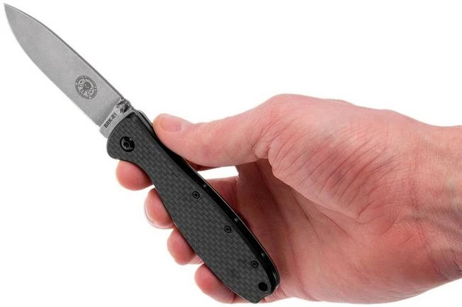 ESEE Knives Zancudo D2 Carbon Fiber-Stonewashed, BRKR2CF Pocket Knife 8 ESEE Knives Zancudo D2 Carbon Fiber-Stonewashed, BRKR2CF Pocket Knife - Image 8