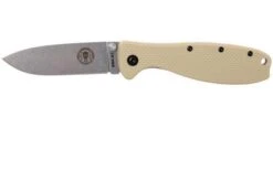 ESEE Knives Zancudo AUS8 Desert Tan-Stonewashed, BRKR1DT Pocket Knife