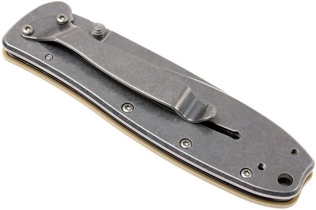 ESEE Knives Zancudo AUS8 Desert Tan-Stonewashed, BRKR1DT Pocket Knife 4 ESEE Knives Zancudo AUS8 Desert Tan-Stonewashed, BRKR1DT Pocket Knife - Image 4