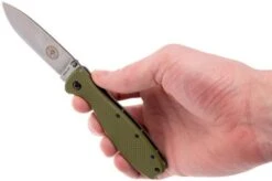 ESEE Knives Zancudo D2 OD-Green-Stonewashed, BRKR2OD Pocket Knife -ESEE Knives Shop EE ZANCUDO OD SW D2 08 esee knives zancudo ee zancudo od sw d2 08