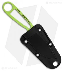 ESEE Izula Fixed Blade Neck Knife + Kit Extras (2.875" Venom Green) -ESEE Knives Shop ESEE Izula Neck Knife Kit Extras venom green BHQ 9859 er
